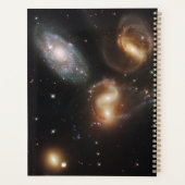 ステファンの五重奏：銀河の galactic 残骸 プランナー手帳 (裏面)