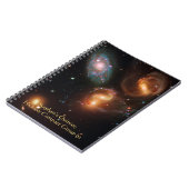 ステファンクインテット深い宇宙スター銀河系クラスター ノートブック (左側)