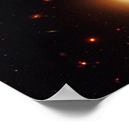 ステファンクインテット深い宇宙スター銀河系クラスター ポスター (角)