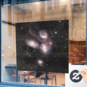 ステファンズクインテット5銀河系深いフィールドジェームズウェッブ ウィンドウサイン (カフェ窓)
