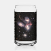 ステファンズクインテット5銀河系深いフィールドジェームズウェッブ ガラス缶 (正面)