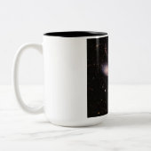 ステファンズクインテット5銀河系深いフィールドジェームズウェッブ ツートーンマグカップ (左)