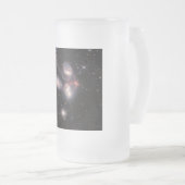 ステファンズクインテット5銀河系深いフィールドジェームズウェッブ フロストグラスビールジョッキ (正面右)