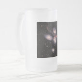 ステファンズクインテット5銀河系深いフィールドジェームズウェッブ フロストグラスビールジョッキ (正面左)