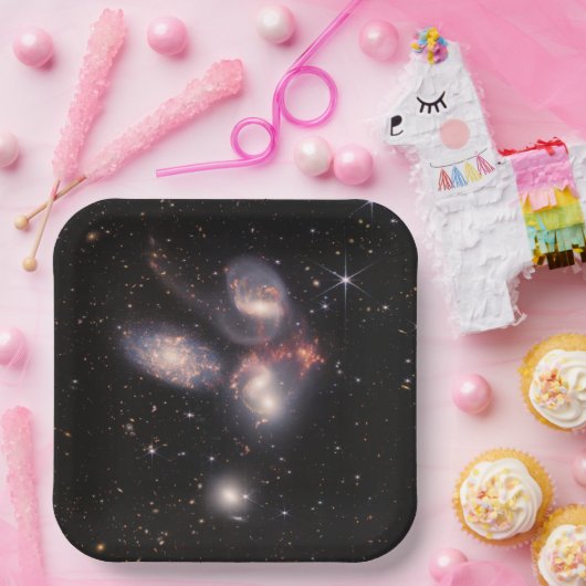 ステファンズクインテット5銀河系深いフィールドジェームズウェッブ ペーパープレート (パーティー)