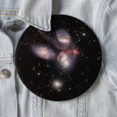 ステファンズクインテット5銀河系深いフィールドジェームズウェッブ 缶バッジ (インサイチュ)