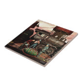 ステファン・ドハノスの列車の庭フラワーガーデン タイル (側面)