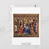 ステファン・ロフナーによるマギ崇拝 ポストカード (正面/裏面)