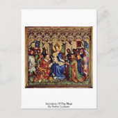 ステファン・ロフナーによるマギ崇拝 ポストカード (正面)