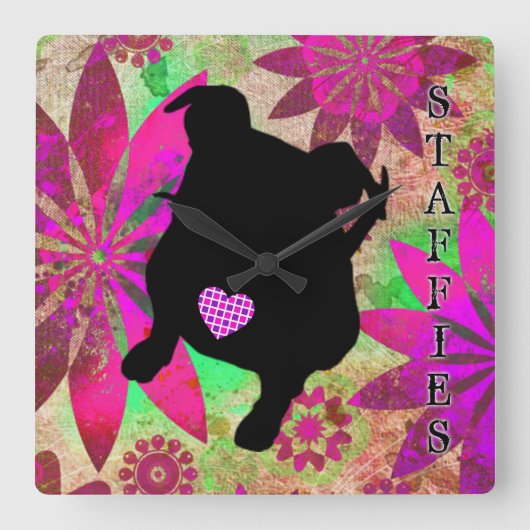 ステフィー時計 スクエア壁時計 (正面)