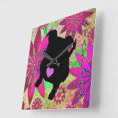 ステフィー時計 スクエア壁時計 (傾斜)