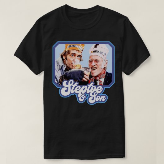 ステプトーとソンヴィンテージ70s英国テレビSIT Tシャツ (デザイン正面)