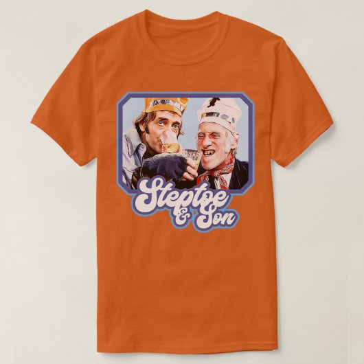 ステプトーとソンヴィンテージ70s英国テレビSIT Tシャツ (デザイン正面)