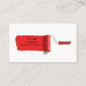 ステベンソン絵を描のブ絵を描ラシローラ&カン 名刺 (裏面)