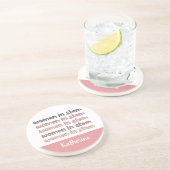 ステミカスタムニストの贈り物の女性 コースター (側面)