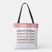 ステミカスタムニストの贈り物の女性 トートバッグ (裏面)