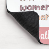 ステミカスタムニストの贈り物の女性 マウスパッド (コーナー)