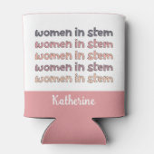 ステミカスタムニストの贈り物の女性 缶クーラー (裏面)