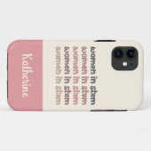 ステミカスタムニストの贈り物の女性 Case-Mate iPhoneケース (裏面(横))