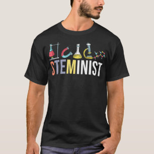 ステミニスト科学技術エンジニアリング数学 Tシャツ