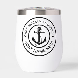 ステムレスパーソナライズされたステンレススチールワインタンブラー