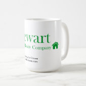 ステュワートの不動産の公式のコーヒー・マグ コーヒーマグカップ (正面右)