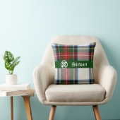 ステュワートの服のタータンチェック格子縞の枕 クッション (椅子)