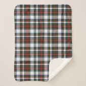 ステュワートの服の格子縞のSherpa毛布 シェルパブランケット (正面)