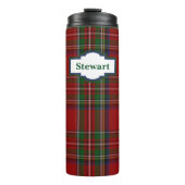 ステュワートの王室のな格子縞のカスタムな熱タンブラー タンブラー (正面)
