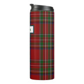 ステュワートの王室のな格子縞のカスタムな熱タンブラー タンブラー (回転右)