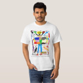 ステュワートプロジェクトの再入の生きている合併 Tシャツ (正面フル)