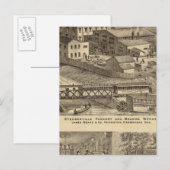 ステューベンビル工場と機械工場 ポストカード (正面/裏面)