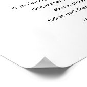 ステラおむつラッフル赤ちゃんシャワーゲームサイン ポスター (角)