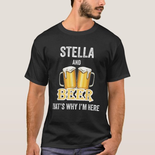 ステラとビールがなぜここにTシャツ Tシャツ (正面)