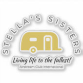 ステラのシスターカスタムズシスターズのビニール貼り シール (正面)