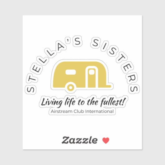 ステラのシスターカスタムズシスターズのビニール貼り シール (シート)