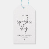 ステラのスパークラーを送り出し、スパークスを飛ばすカード ギフトタグ (裏面)