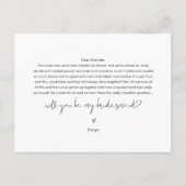 ステラは俺の花嫁のカードになるだろうな ポストカード (裏面)