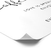 ステラコーヒーバー標識 ポスター (角)