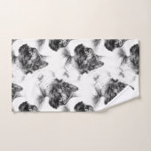 ステラザグレーキャット バスタオルセット (ハンドタオル)