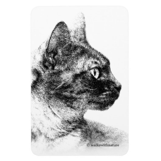 ステラザグレーキャット マグネット (縦)