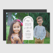 ステラチャイルドフォトセーブ・ザ・デート案内 マグネット招待状 (正面/裏面)