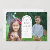 ステラチャイルドフォトセーブ・ザ・デート案内 招待状 (正面)