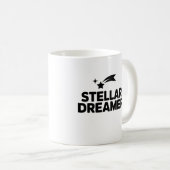 ステラドリーマーマグ – 射撃、 発砲スターコズミック コーヒーマグカップ (正面右)
