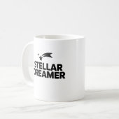 ステラドリーマーマグ – 射撃、 発砲スターコズミック コーヒーマグカップ (正面左)