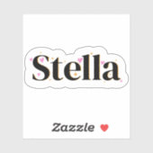 ステラネームかわいいデザイン シール (シート)