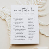 ステラネームザケーキブライダルシャワーゲーム 招待状