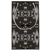 ステラパフォーマンスモダン抽象芸術アートデザイン スモールペーパーバッグ (裏面)