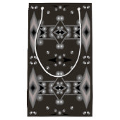 ステラパフォーマンスモダン抽象芸術アートデザイン スモールペーパーバッグ (正面)