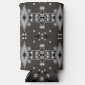 ステラパフォーマンスモダン抽象芸術アートデザイン スリム缶クーラー (正面)